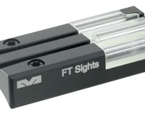Meprolight USA 631303108 FT Bullseye Rear Sight  Black | Green Tritium/Fiber Optic