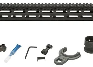 BCM MCMR13556BLK BCMGunfighter MCMR 13" M-LOK, Free-Floating Style Made of Aluminum with Black Anodized Finish for AR-Platform