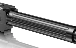 CMC Triggers 75511 Match Precision  Compatible w/Glock 17 Gen3-4 9mm Luger 4.48" Black DLC Stainless Steel Fluted/Match Grade/Threaded Barrel