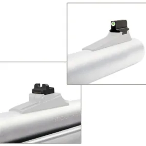 TruGlo TG13RM1PB TFX Pro Sights For Remington Shotguns  Black |  Green Tritium Fiber Optic  White Outline Front Sight Black Rear Sight