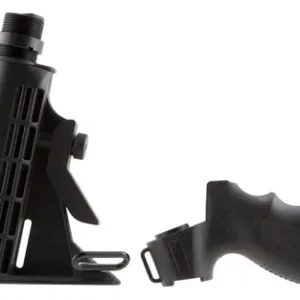 Aim Sports APGSM500 Shotgun  6 Position w/Pistol Grip Black Synthetic for Mossberg 500