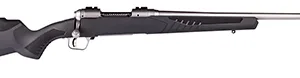 Savage Arms 57054 110 Storm 7mm Rem Mag 3+1 24", Matte Stainless Metal, Gray Fixed AccuStock with Accufit