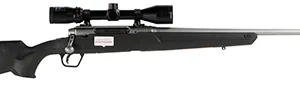Savage Arms 57101 Axis II XP 223 Rem 4+1 22", Matte Stainless Barrel/Rec, Synthetic Stock, Includes Bushnell Banner 3-9x40mm Scope