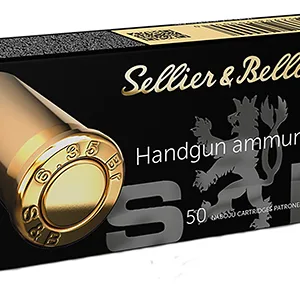 Sellier & Bellot SB25A Handgun  25 ACP 50 gr Full Metal Jacket (FMJ) 50 Per Box/ 40 Cs