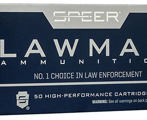 Speer 53919 Lawman  357 Sig 125 gr 1325 fps Total Metal Jacket Flat Nose (TMJFN) 50 Bx/20 Cs