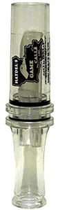 Haydel's Game Calls BC10 Big Barreled  Open Call Single Reed Mallard Sounds Attracts Ducks Clear Plastic