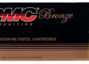 PMC 40E Bronze  40 S&W 180 gr Full Metal Jacket Flat Point 50 Per Box 20 Cs