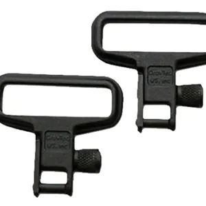GrovTec US Inc GTSW05 Mil-Force  Swivel Set Rifle 1.25" Black Zinc Phosphate Steel