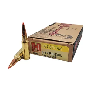 Hornady 8152 Custom  6.5 Grendel 123 gr Super Shock Tip 20 Per Box 10 Cs