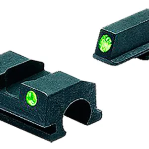Meprolight USA 188013101 Tru-Dot  Black | Green Tritium Front Sight Green Tritium Rear Sight Set