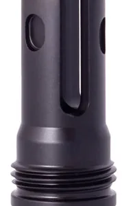 Rugged Suppressor FH003 R3L Flash Mitigation System Black with 5/8"-24 tpi Threads & 2.60" OAL for 7.62mm Radiant762, Surge762, Razor762 & Micro30 Suppressors