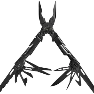 S.O.G SOG-PP1002-C PowerPint  Black Hardcoat Anodized Stainless Steel 5.10" Long Features 5Cr15MoV Stainless Steel