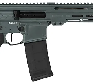 CMMG 30A0E33-CG Dissent  300 Blackout 30+1 6.50", Charcoal Green Cerakote Rec, OEM Grip, Picatinny Buffer Adapter