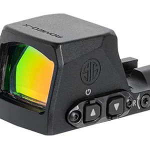 Sig Sauer Electro-Optics SORX1000 Romeo-X Pro  Black Anodized | 1 x 24mm 2 MOA Red Dot/32 MOA Red Circle Multi Reticle