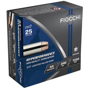 Fiocchi 44XTP25 Hyperformance  44 Rem Mag 240 gr Hornady XTP Hollow Point 25 Per Box/ 20 Cs