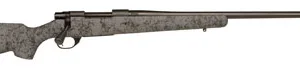 Howa HHS45531 M1500 HS Precision 6.5 PRC Caliber with 3+1 Capacity, 24" Threaded Barrel, Black Metal Finish & Gray Black Webbed Fixed HS Precision Stock, Right Hand (Full Size)