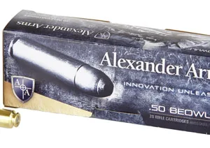 Alexander Arms AB350XTPBOX XTP  50 Beowulf 350 gr Hornady XTP Hollow Point 20 Per Box/ 10 Case