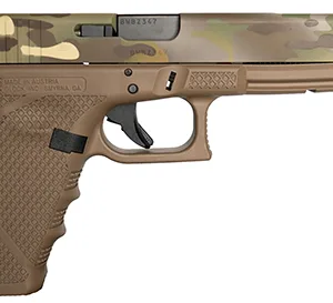 Weapon Works  G34 Gen3 Competition Frame 9mm Luger 17+1 5.31" Black Steel Barrel, MC w/Mesh Stippling Long/Serrated Steel Slide, Flat Dark Earth Polymer Frame w/Picatinny Rail
