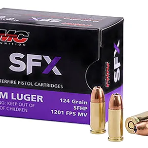 PMC 9SFX SFx  9mm Luger 124 gr StarFire Hollow Point 50 Per Box/ 20 Case