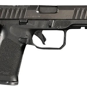 Rost Martin RM1CBLKOSP15 RM1C  Compact Frame 9mm Luger 15+1, 4" Black Steel Barrel, Black Tenifer Optic Ready/Serrated Steel Slide, Black Polymer Frame w/Picatinny Rail & RGT Grip, Ambidextrous