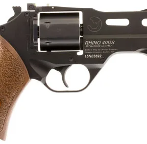 RHINO .357MAG REVOLVER 40 SAR BLK 4IN BBL W/3 MOON CLIPS 6RD