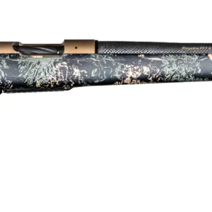 Christensen Arms 8010619200 Ridgeline FFT 7mm-08 Rem 4+1 20" Carbon Fiber/Threaded Barrel, Burnt Bronze Cerakote, Green with Black/Tan Accents Stock