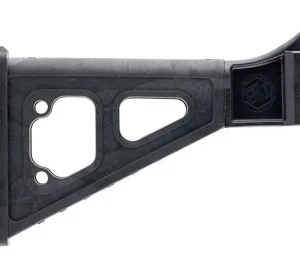SB Tactical SBT01SB SBT  Side Folding Black Synthetic with  10.50" OAL & Nylon Strap for H&K UMP, B&T APC (Tube Not Included)