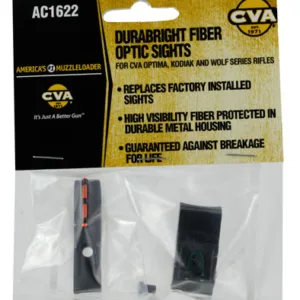 CVA AC1622 Durasight Z2  Black | Red Fiber Optic Front Sight Green Fiber Optic Rear Sight