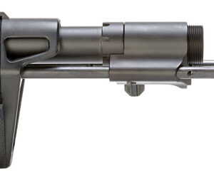 SB Tactical PDW01SB PDW  Black Elasto-Polymer 3-Position Adjustable for AR-Platforms (Tube Included)