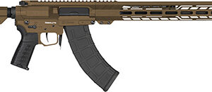 CMMG 76AB60AMB Banshee MK47 7.62x39mm 30+1 12.50" Black Nitride Medium Taper Threaded Barrel, EML 11" M-LOK Handguards, Midnight Bronze Cerakote Aluminum Picatinny Rail Receiver, CMMG Zeroed Grips