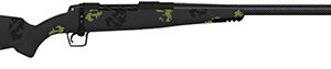 Fierce Firearms ROG300PRC24BF Carbon Rogue  Full Size 300 PRC 3+1 24" Carbon Fiber Hand Lapped/Match Grade Threaded Barrel, Black Cerakote Steel Receiver, Forest Camo Fierce Rogue Carbon Fiber Stock