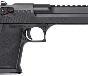Magnum Research DE357IMB Desert Eagle Mark XIX 357 Mag 6" with Muzzle Brake 9+1 Matte Black Carbon Steel Frame & Slide Black Rubber Grip