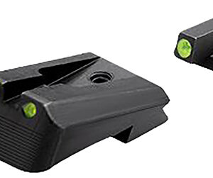 Kimber Mfg.,inc ML11219 1911 Tactical Wedge Fixed Night Sight Set  Green/Tritium Black Outline Front Sight-Green/Tritium Black Outline Rear Sight