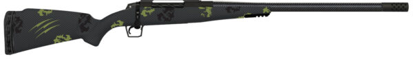 Fierce Firearms TROG300PRC24BF CT Rogue  300 PRC 3+1 24" Carbon Fiber Barrel, Black Cerakote Titanium Rec, Forest Camo Rogue Stock