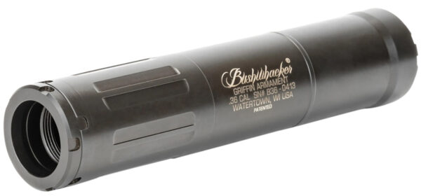 Griffin Armament GABUSH36W Bushwacker 36 Modular 36 Cal 1.50"D Black Cerakote 17-4 Stainless Steel