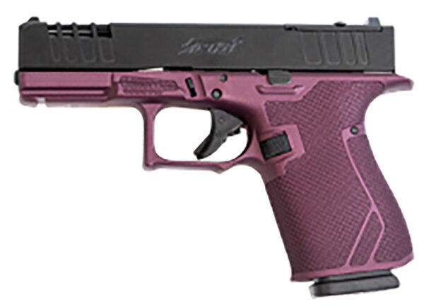Great Lakes Firearms GL19CHY Striker  9mm 15+1 4" Front/Rear Serrations Cerakote Black Cherry