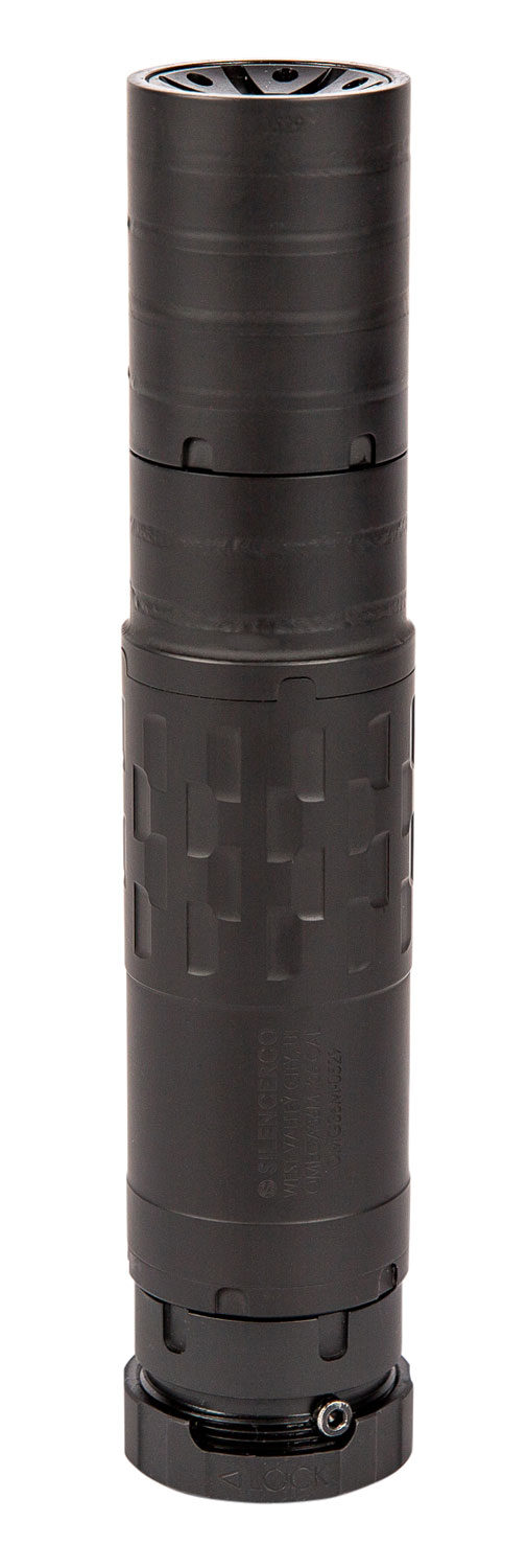 SilencerCo SU4735 Omega 36M 36 Cal 1.57" Diameter Black Cerakote Titanium/Stainless Steel