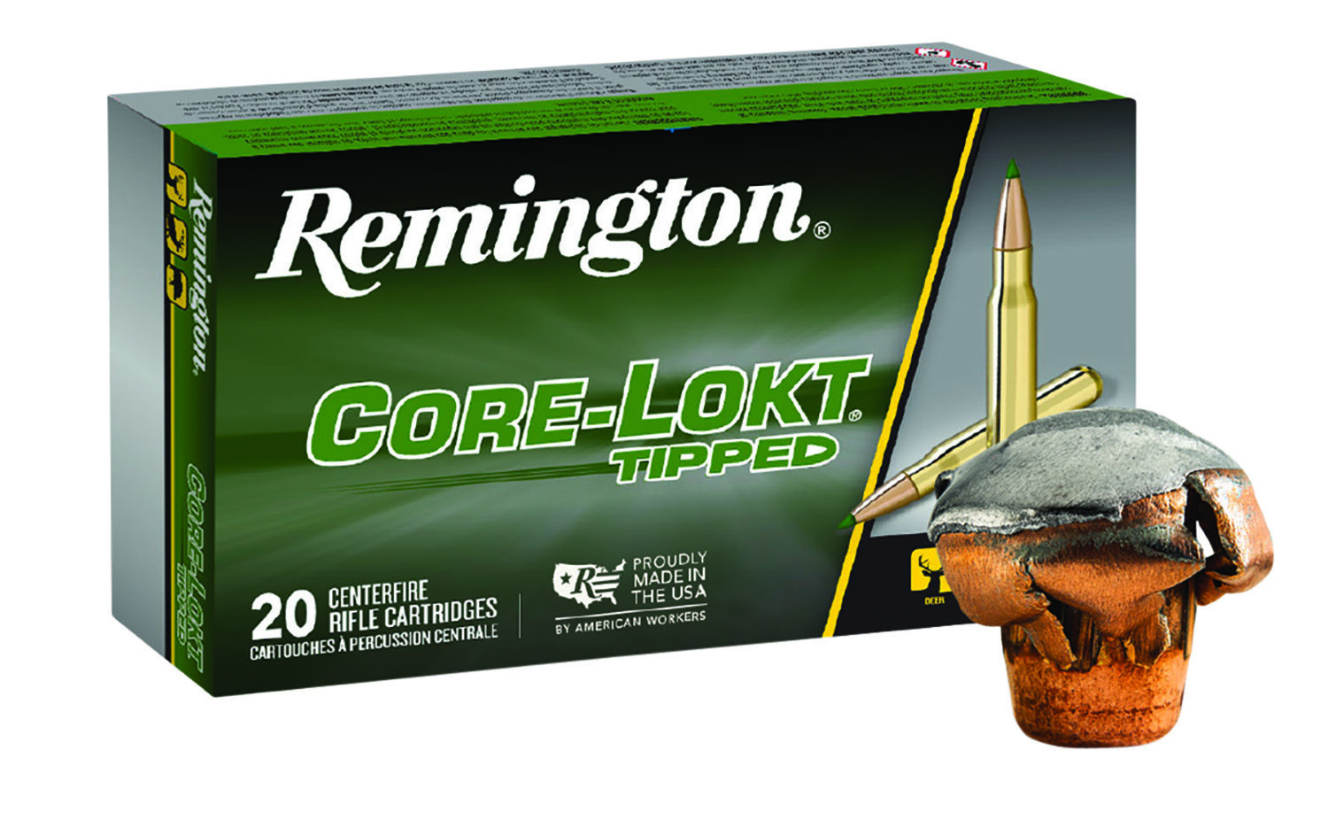 Remington Ammunition 29039 Core-Lokt Tipped 308Win 150gr Core-Lokt Tipped 20 Per Box/10 Case