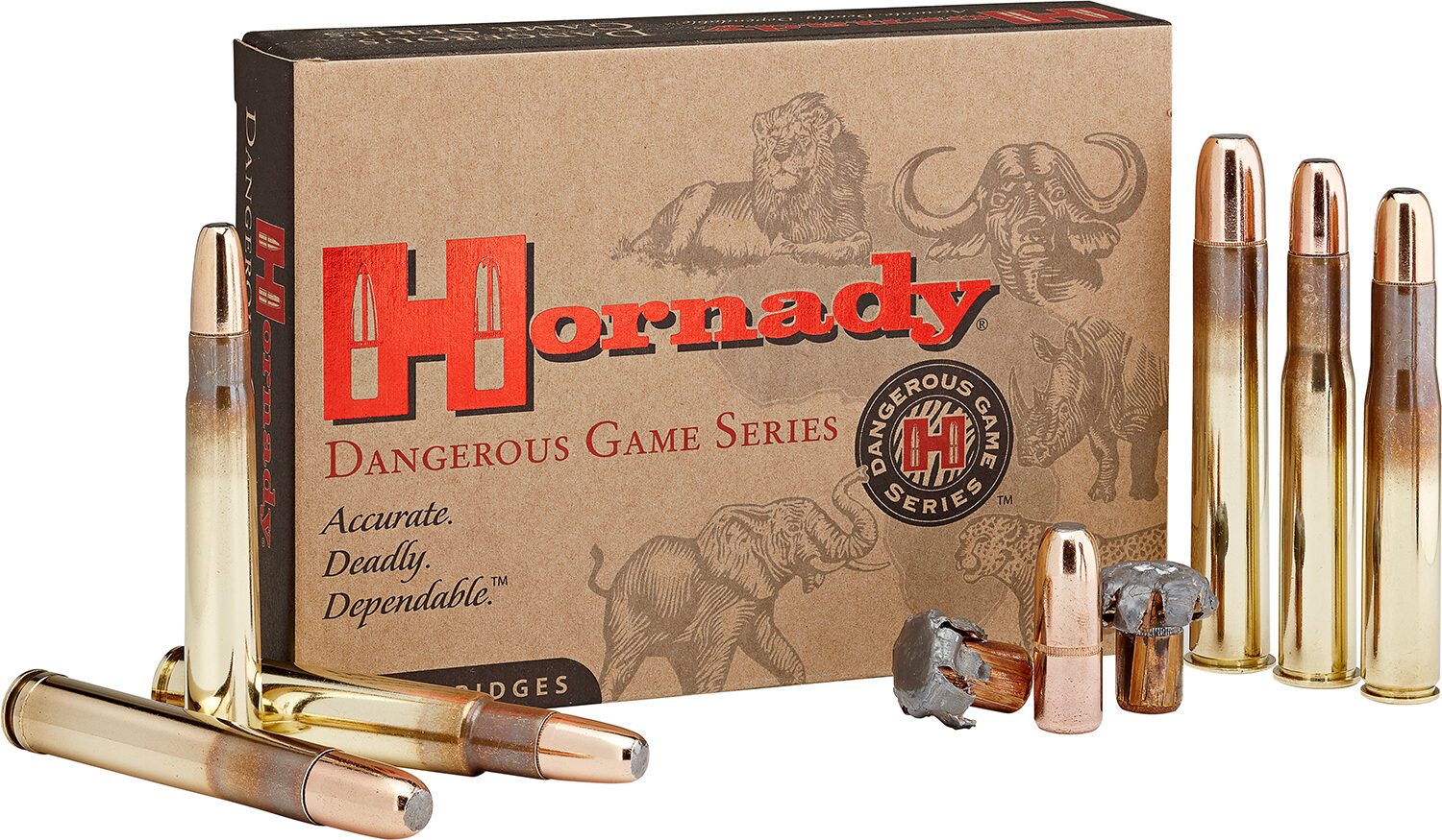 Hornady 8257 Dangerous Game 450NitroExpress 500gr DGX Bonded 20 Per Box/6 Case