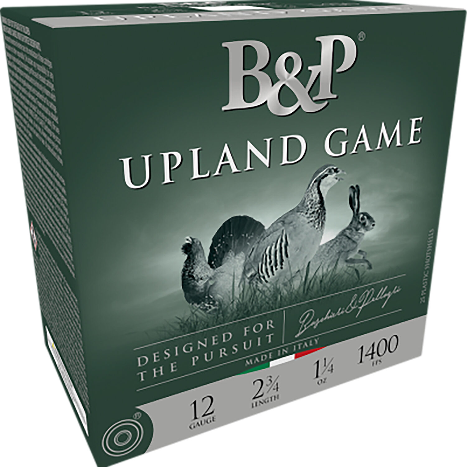 B&p Ammunition 12B14UP4 Upland Game 12Gauge 2.75" 1 1/4oz 4Shot 25 Per Box/10 Case