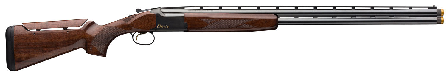 Browning 018111302 Citori CX 12 Gauge 3" 2rd 32" Lightweight Blued Barrels, Gold Accented Receiver, American Walnut Stock With Graco Adjustable Comb