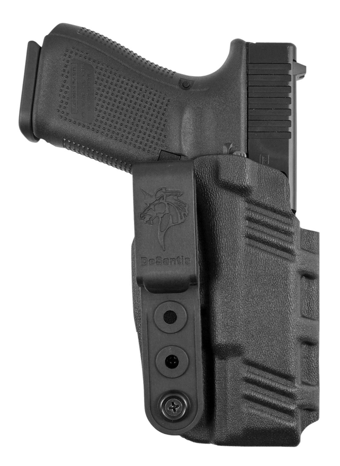 DeSantis Gunhide 137KJ5OZ0 Slim-Tuk IWB Kydex Belt Clip Compatible w/ Sig P365/P365 w/Foxtrot365/P365 w/Lima365 Belt 1.75" Wide Ambidextrous