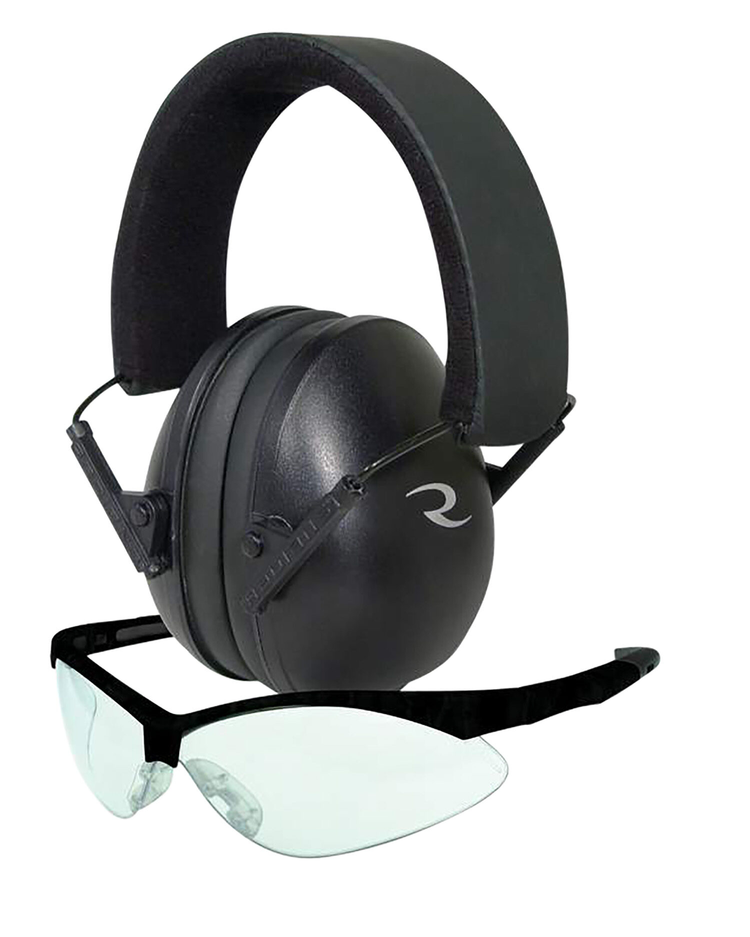 Radians LS0100CKCS G4 Junior Shooting Glasses Clear Lens Black Frame