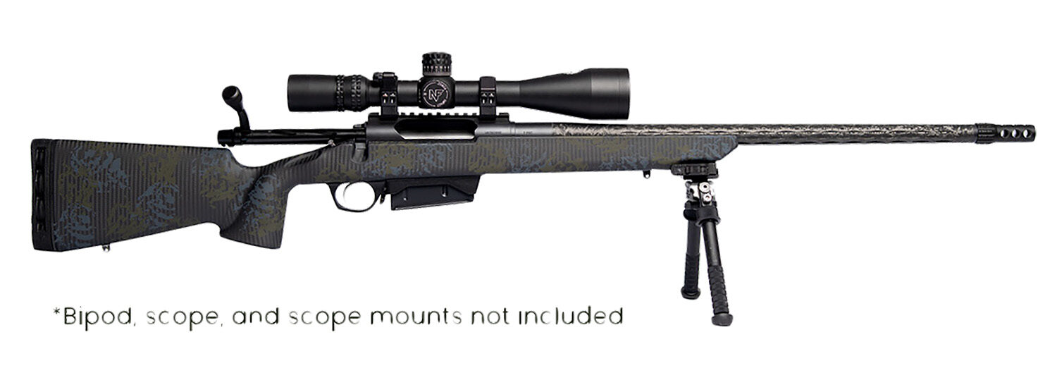 Horizon Firearms RF019C392216C20 Vandal Carbon II 7mm PRC 22" Black Fluted Barrel, Black Drilled & Tapped Receiver, Black Iota EKO X Carbon Fiber Stock