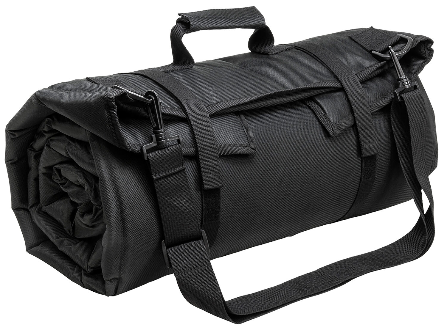 NcStar CVSHMR2957B Roll Up Shooting Mat Black PVC 69"L x 35" H