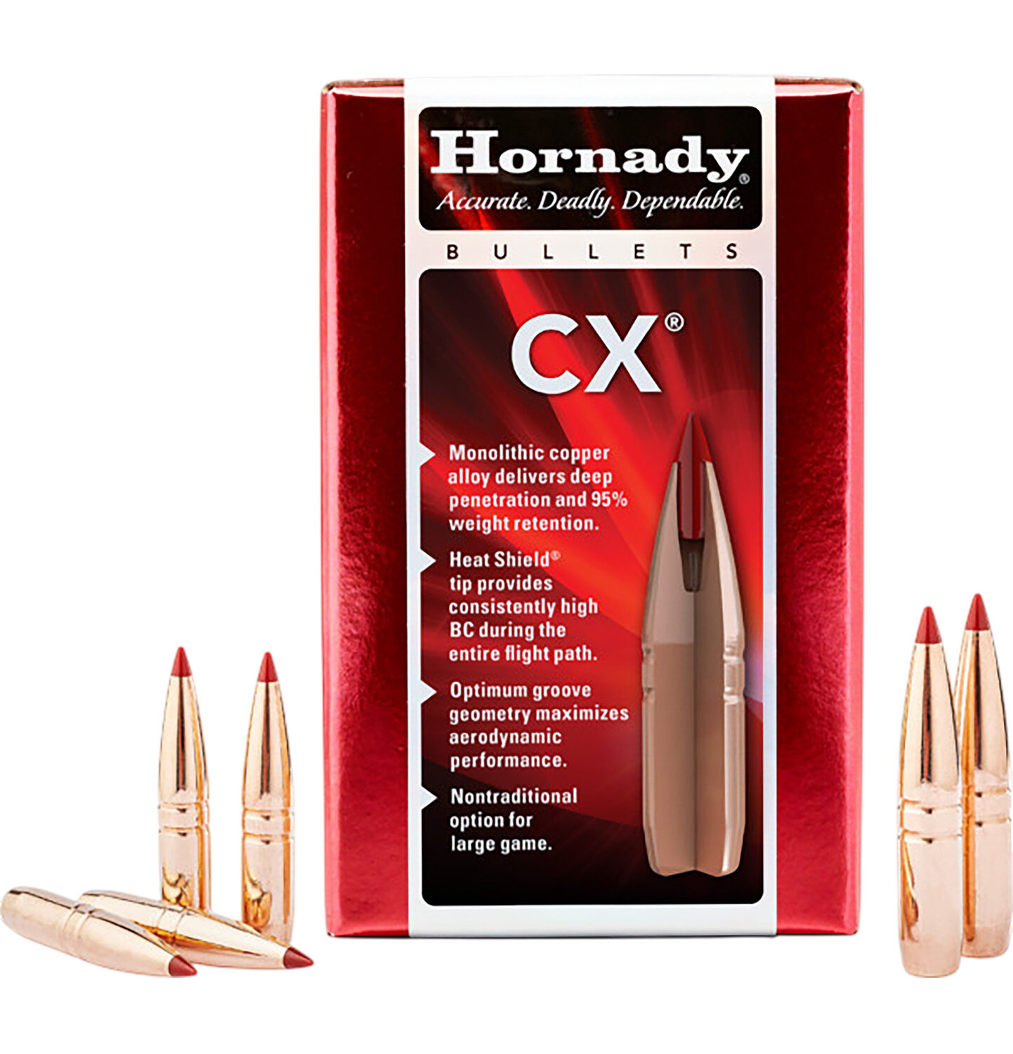Hornady 2543 CX 25Cal 112gr 50 Per Box/25Case