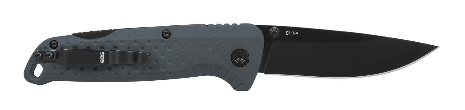 SOG 13-11-06-43 ADVENTURER LB 3.5" BLADE GRY/BLK