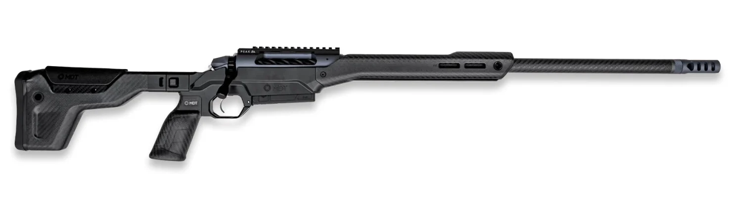Weatherby 3WAMC7MMBR18B 307 Alpine MDT SB 7mm BC 3+1 16" Graphite Black Cerakote Fluted Threaded Carbon Barrel, Graphite Black Cerakote Steel Drilled & Tapped Receiver, Arca Rail Forend, Black HNT26 M
