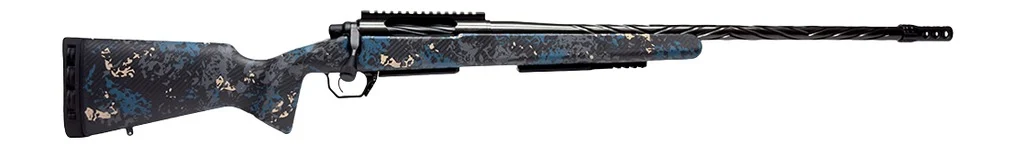 Horizon Firearms HRF-VP2-7PRC-22R Vandal Prime 2 7mm PRC 22" Black Chrome Chevron Fluted Threaded Barrel, Black Chrome Steel Receiver w/Picatinny Rail, Arca Rail Forend, Cobalt Basin Iota BKH Carbon F